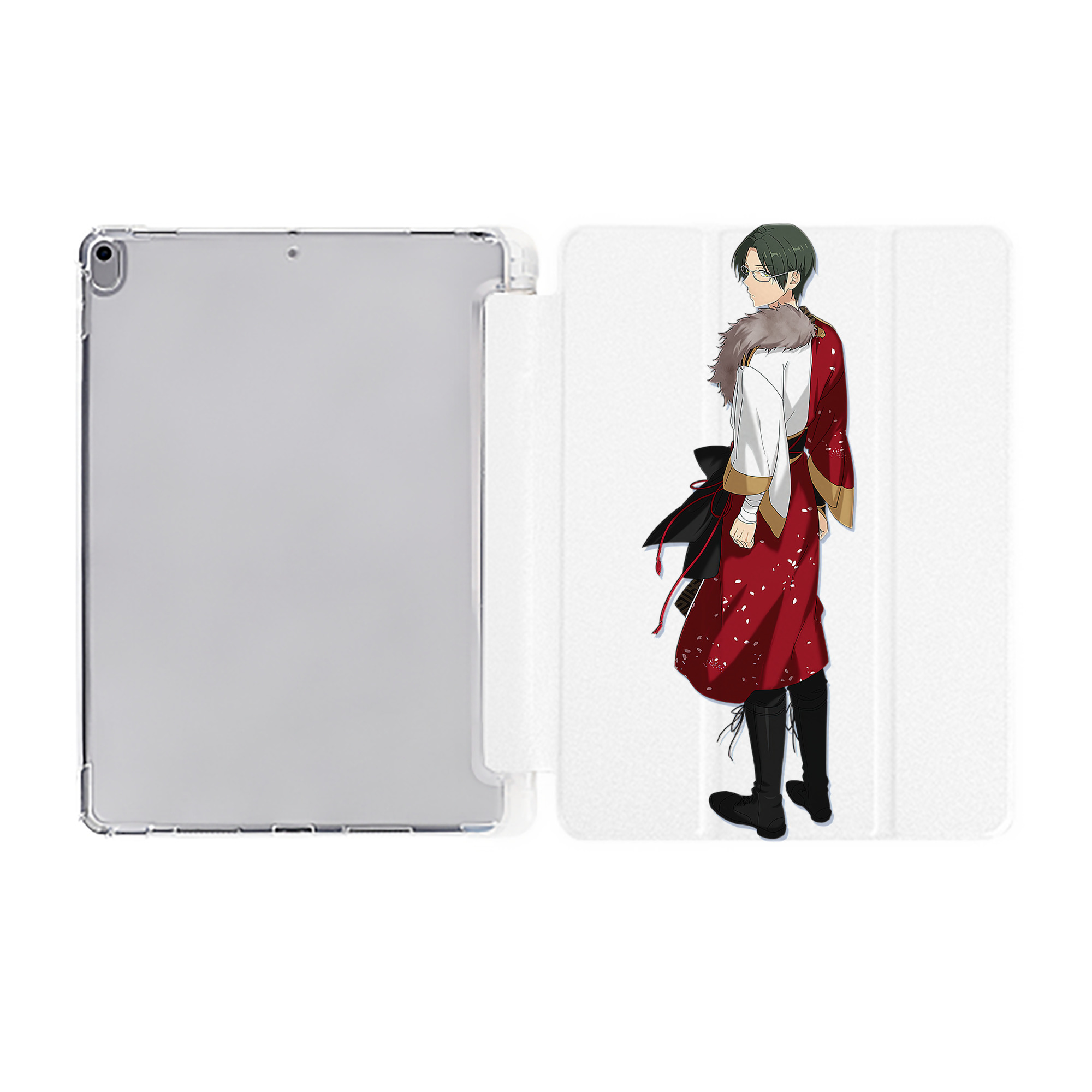 （画像用） あんさんぶるスターズ! Ensemble Stars IPad ケース ペン収納付き 三つ折りスタンド PUレザー×シリコン 対応機種9.5/10.5/10.9インチ